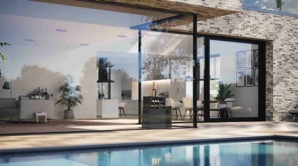 Reynaers-Aluminiumfenster - moderne Lösung für Panoramafenster